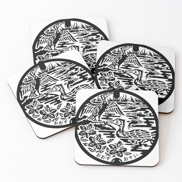 Item preview, Seabird fishing on manhole in Japan designed and sold by mattraski.
