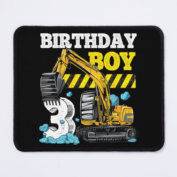 Item preview, Birthday Boy 3 Construction Truck 3rd Birthday designed and sold by DerryReinhard.