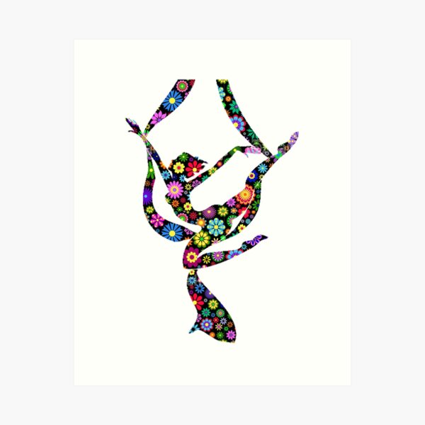 Item preview, Floral Aerialist, Aerial Hoop, Funny Aerial  designed and sold by Aerial Addicts.