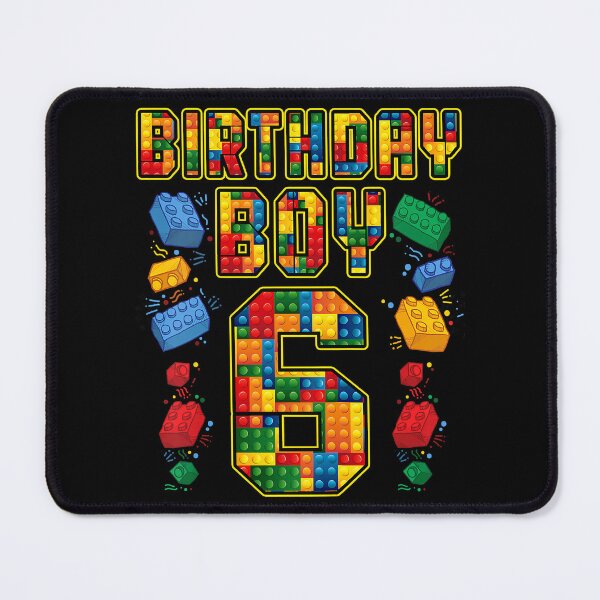 Item preview, Birthday Boy 6 Master Builder 6 Years Old Block Building designed and sold by DerryReinhard.