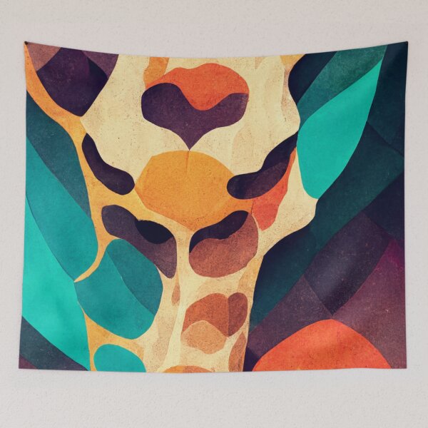 Item preview, Colorful giraffe designed and sold by ontano.