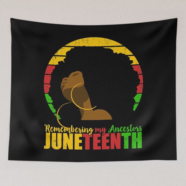 Item preview, Black Women Remembering My Ancestors Juneteenth Black Freedom designed and sold by DerryReinhard.