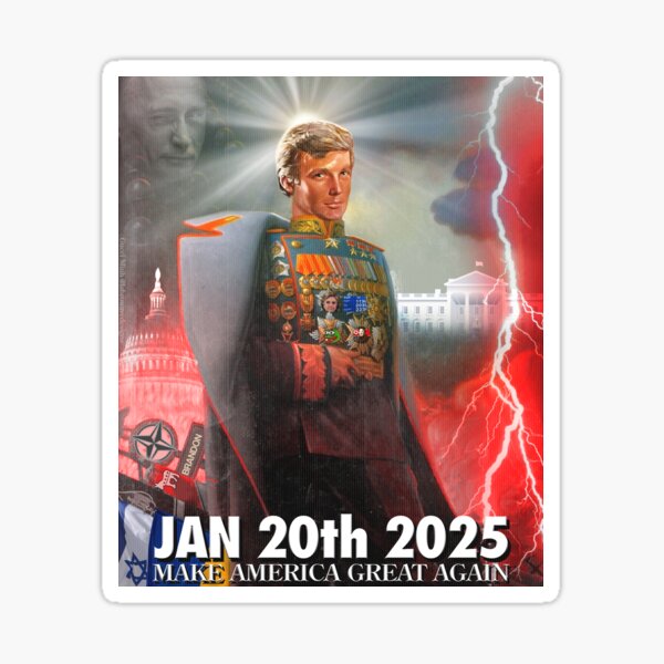"Jan 20th 2025" Sticker for Sale by gucciminh | Redbubble