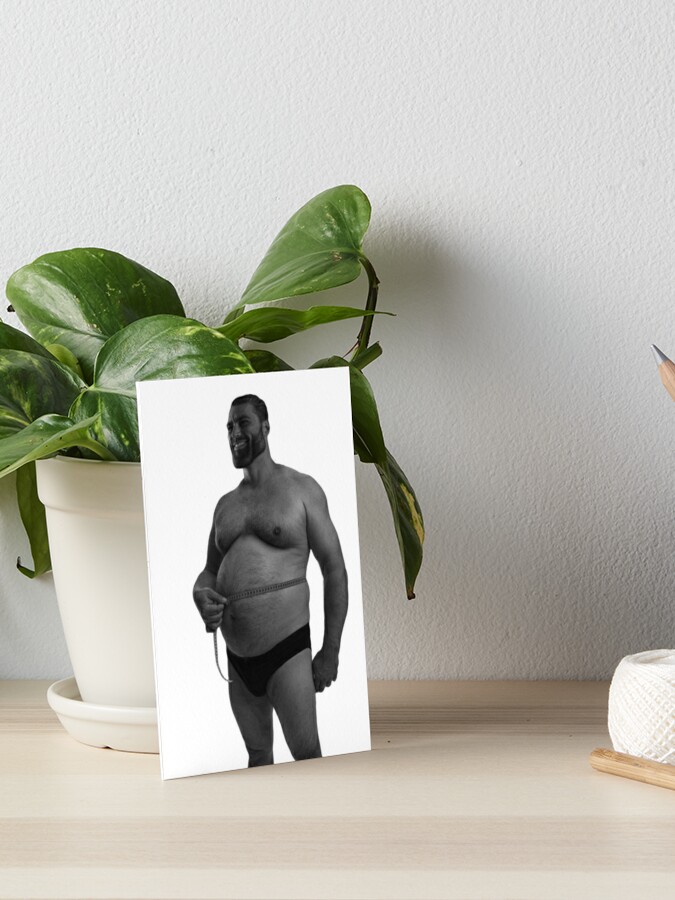 Fat Giga Chad | Photographic Print