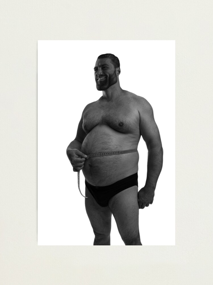 Fat Giga Chad | Photographic Print