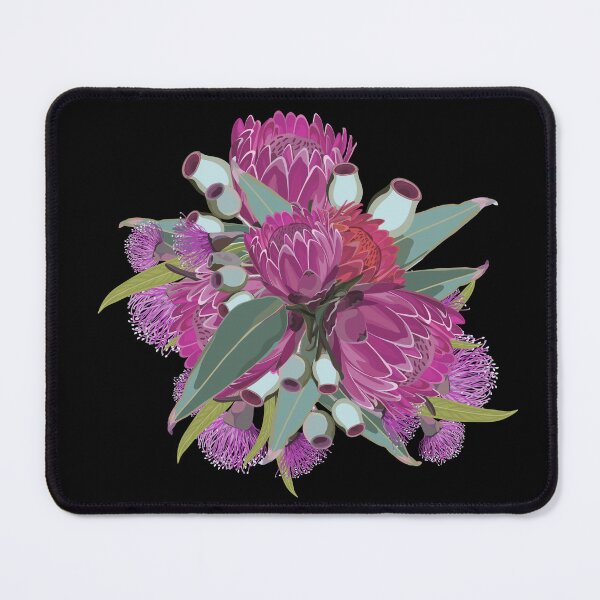 Item preview, Protea & Eucalyptus Bush - PInk and Purple Colour Palette designed and sold by Sketchbook Designs.