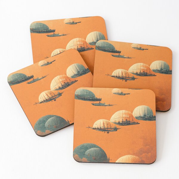 Item preview, Flying zeppelins - steampunk airships designed and sold by ontano.