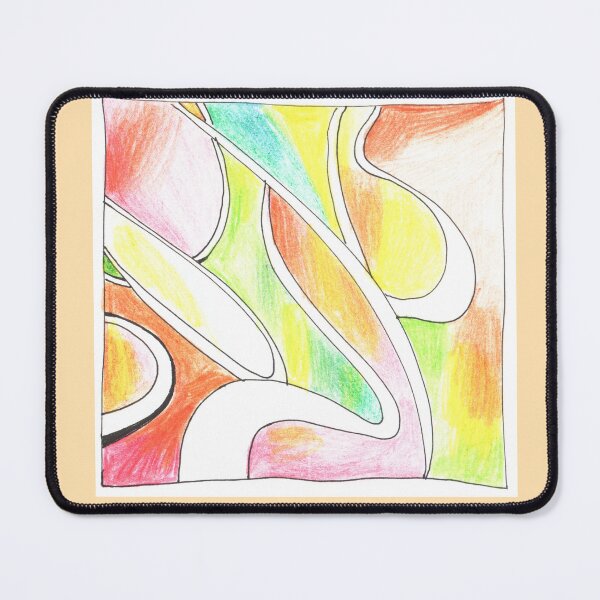 Item preview, Colored pencils abstract painting | hand drawn abstract  designed and sold by lausn.