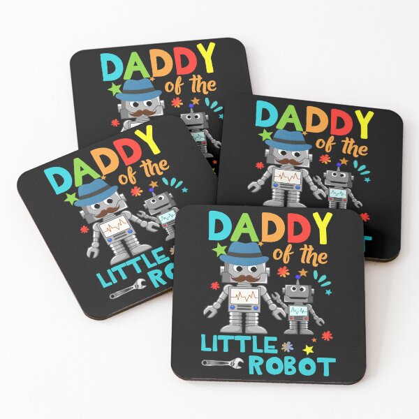 Item preview, Daddy Of Little Robot Birthday Family Shirts Matching designed and sold by FamilyShirt4U.