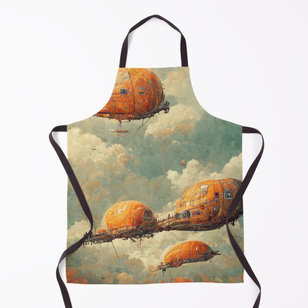 Item preview, Flying zeppelins - steampunk airships designed and sold by ontano.