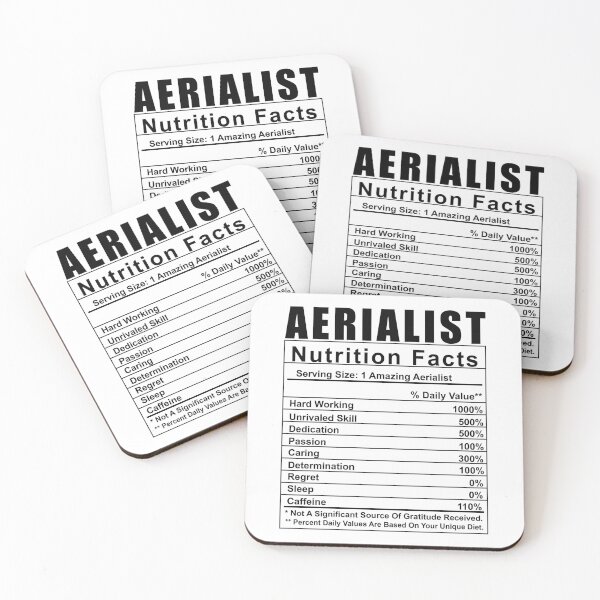 Item preview, Aerialist Nutrition Facts, Aerial Hoop, Funny Aerial  designed and sold by Aerial Addicts.