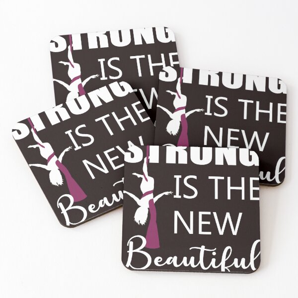 Item preview, Strong Is the New Beautiful, Aerial Hoop, Funny Aerial  designed and sold by Aerial Addicts.