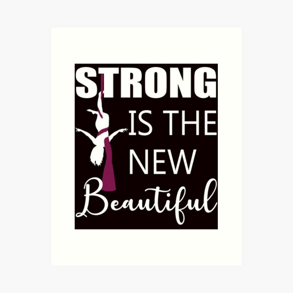 Item preview, Strong Is the New Beautiful, Aerial Hoop, Funny Aerial  designed and sold by Aerial Addicts.