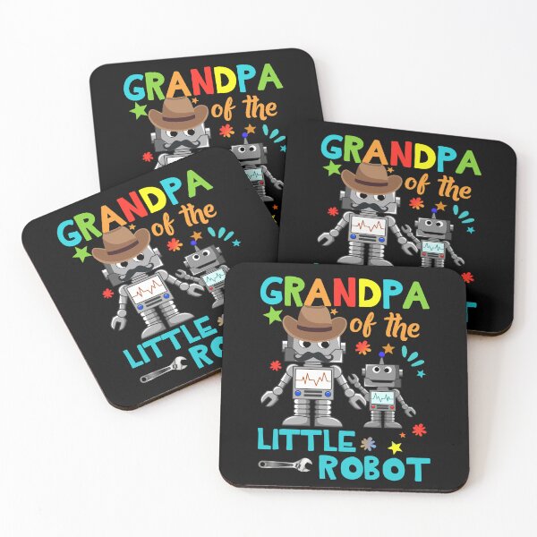 Item preview, Grandpa Of Little Robot Birthday Family Shirts Matching designed and sold by FamilyShirt4U.