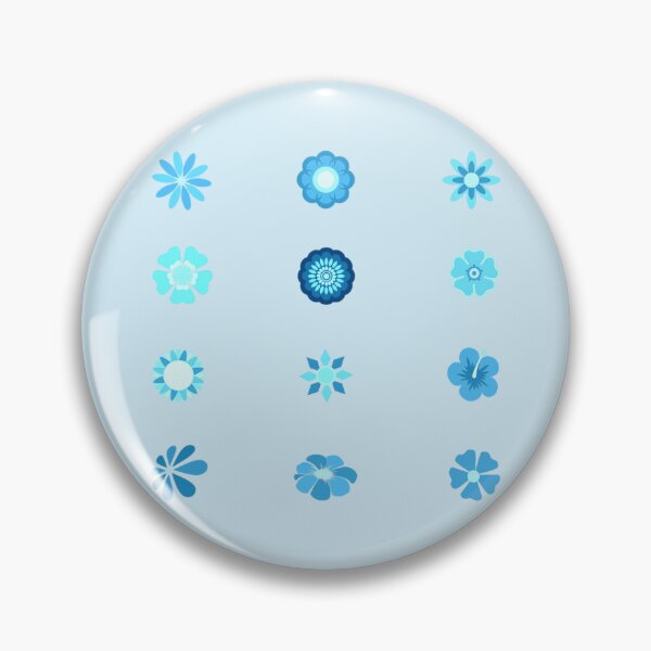 Item preview, Hippie Flowers Variety Pack Blue designed and sold by everything4eva.