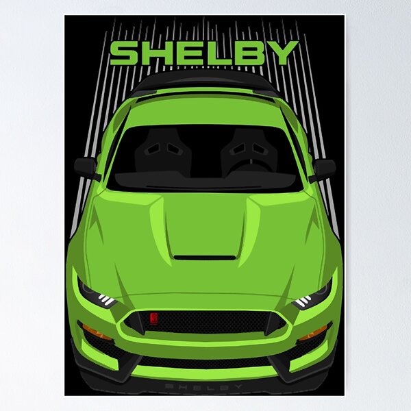 Item preview, Ford Mustang Shelby GT350R 2015 - 2020 - Grabber Lime  designed and sold by TaylorCor36209.