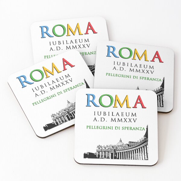 Item preview, ROMA Iubilaeum and Vatican MMXXV 2025 Rome Jubilee logo designed and sold by made4K.