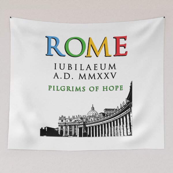 Item preview, ROME Iubilaeum and Vatican MMXXV 2025 Roma Jubilee logo designed and sold by made4K.