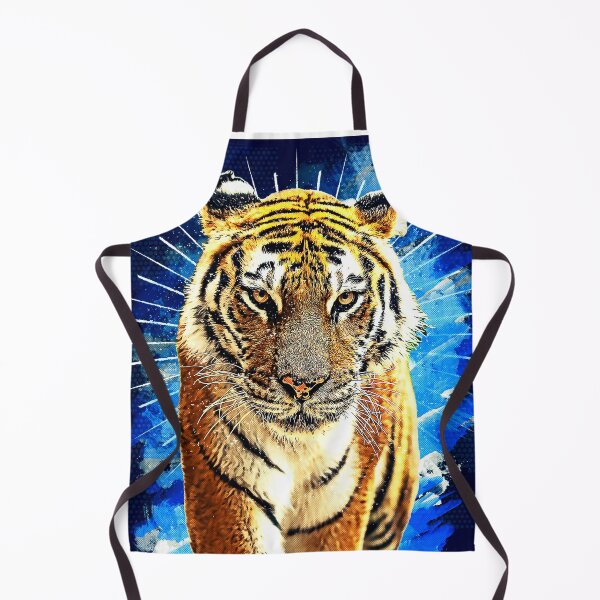 Item preview, Tiger blue Artwork designed and sold by Nambaro.