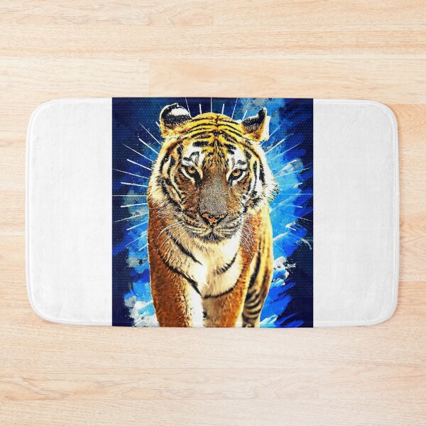 Item preview, Tiger blue Artwork designed and sold by Nambaro.