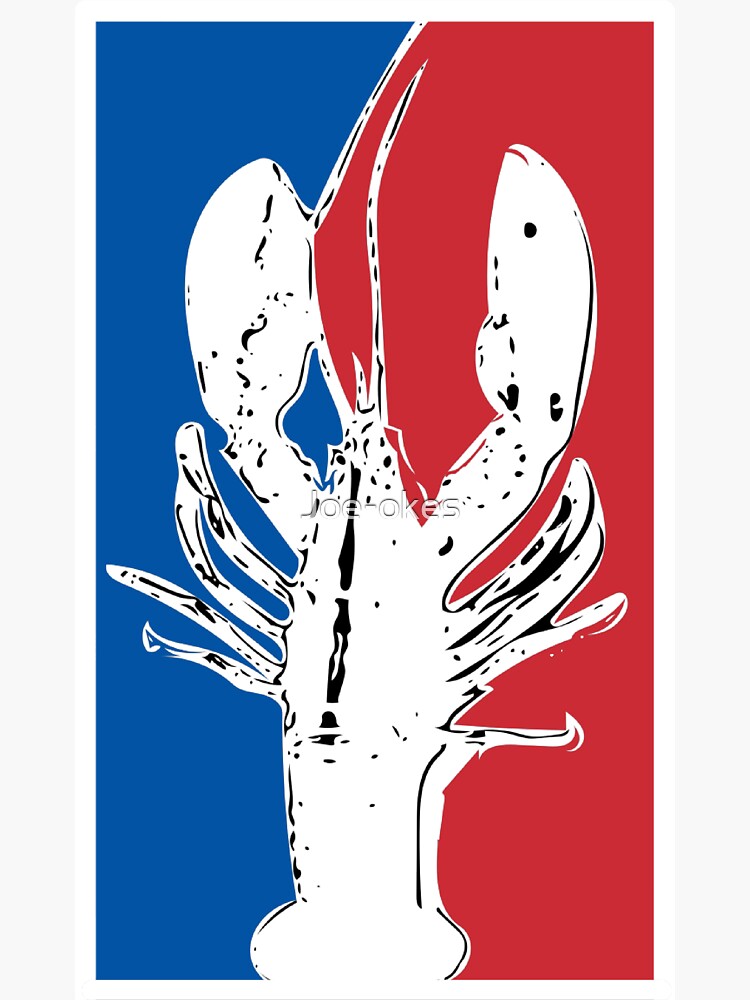 "Jordan Peterson Lobster League" Sticker for Sale by Joeokes Redbubble