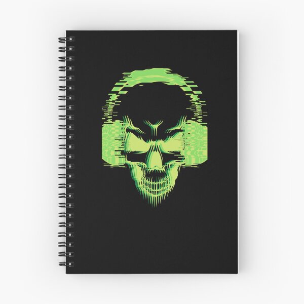 Item preview, Bass Boosted Skull (Green) designed and sold by Katora7.