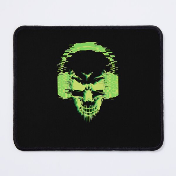 Item preview, Bass Boosted Skull (Green) designed and sold by Katora7.