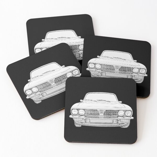 Item preview, Triumph Dolomite Sprint 1970s British classic car monochrome designed and sold by soitwouldseem.