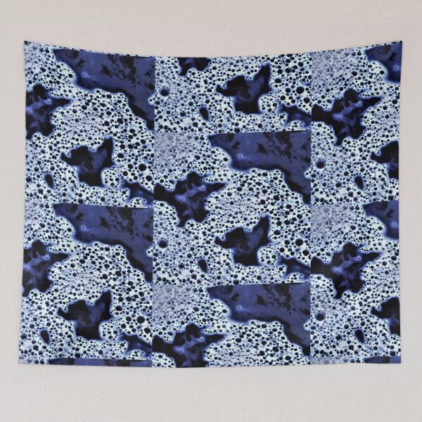 Item preview, Navy Blue Sea Foam Bubbles  designed and sold by Katherine Friesen.