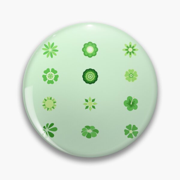 Item preview, Hippie Flowers Variety Pack Green designed and sold by everything4eva.