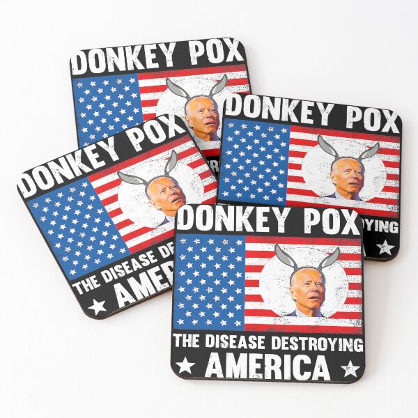 Item preview, Donkey Pox The Disease Destroying America Anti Biden designed and sold by SentaSchmitt.