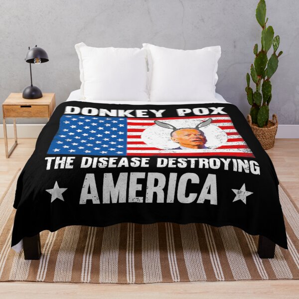 Item preview, Donkey Pox The Disease Destroying America Anti Biden designed and sold by SentaSchmitt.