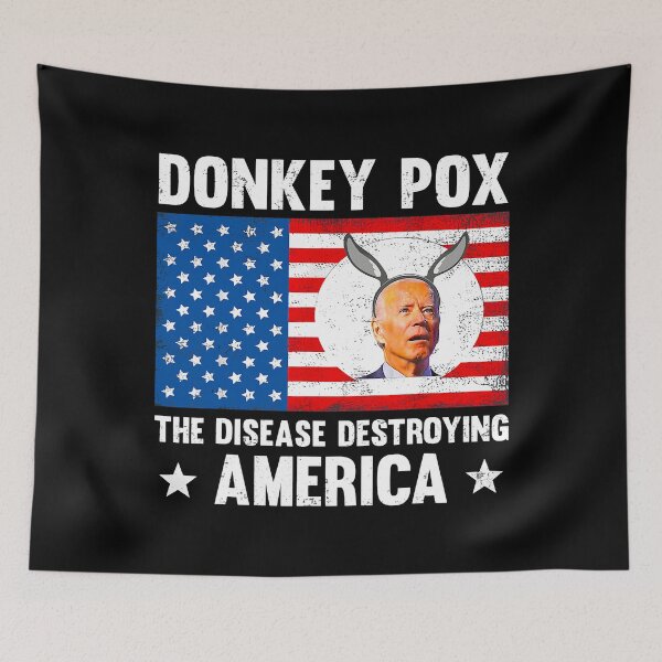 Item preview, Donkey Pox The Disease Destroying America Anti Biden designed and sold by SentaSchmitt.