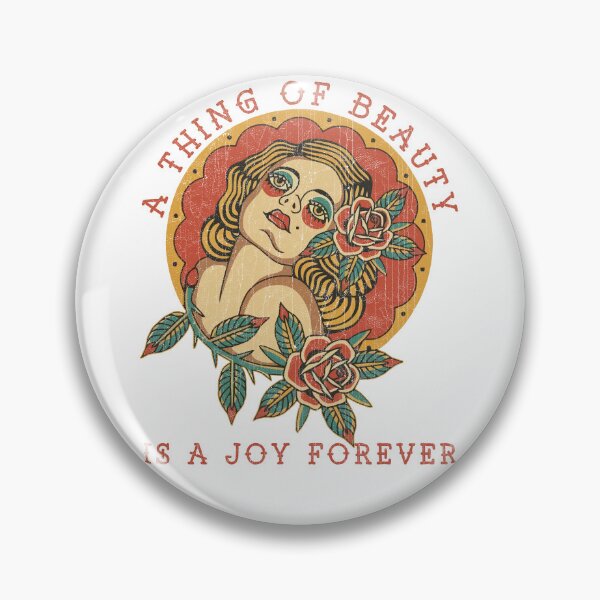 Item preview, A Thing of Beauty, Old School Lady Tattoo Design designed and sold by Proverbial Wisdom Design.