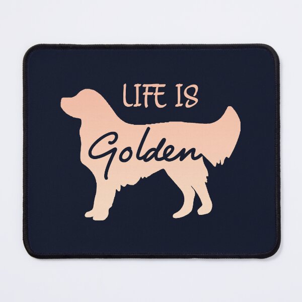 Item preview, LIFE IS GOLDEN - Golden Retriever Dog designed and sold by MSD-Clothes-.
