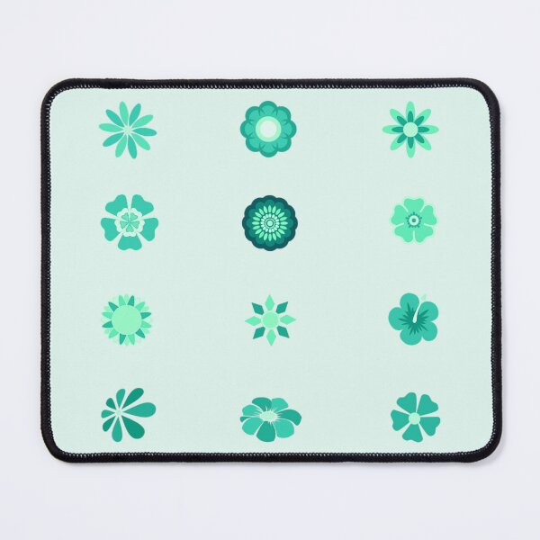Item preview, Hippie Flowers Variety Pack Turquoise designed and sold by everything4eva.