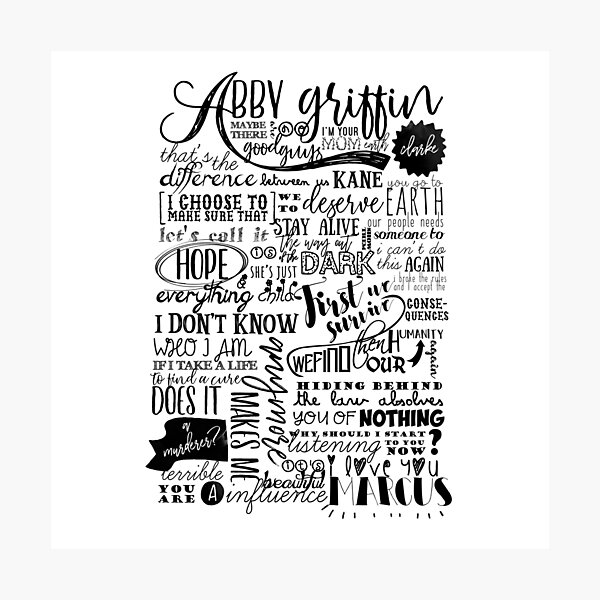 Item preview, Abby Griffin, first we survive (white version) designed and sold by oricya.