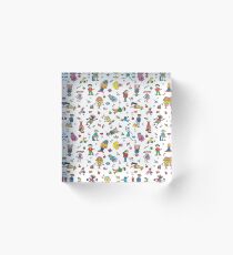 busy busy Acrylic Block