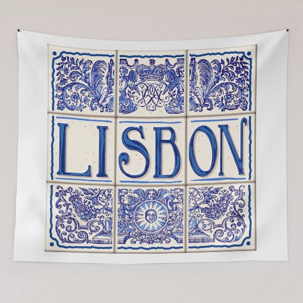 Item preview, Azulejo Lisbon Azulejos Lisboa designed and sold by aurielaki.
