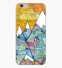 Maps and Mountains iPhone Case