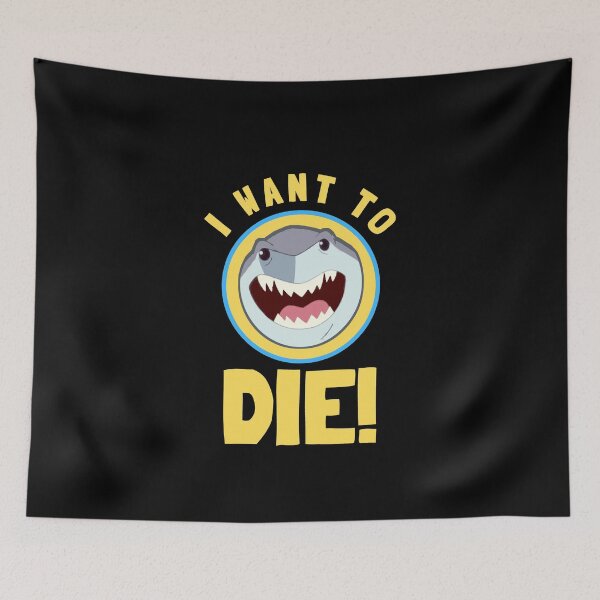 Item preview, I Want To Die! designed and sold by The Cosmic Turtle.