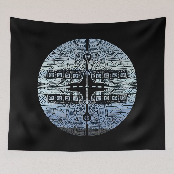 Item preview, Mountain Range Vortex Circle designed and sold by createVisions.