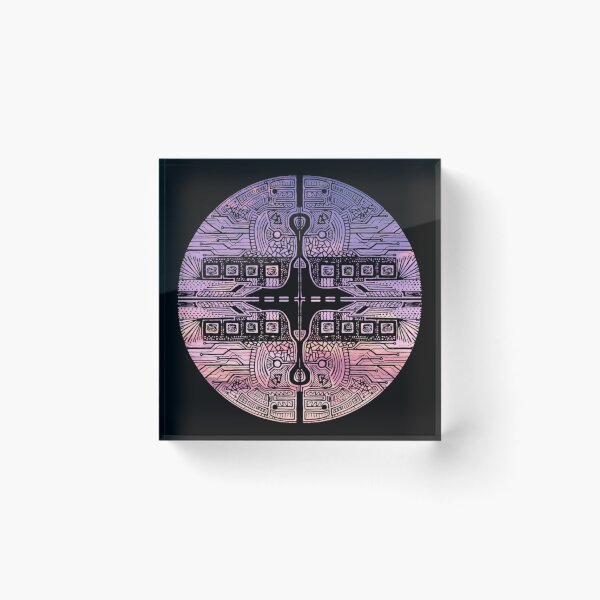 Item preview, Purple Sky Vortex Circle designed and sold by createVisions.