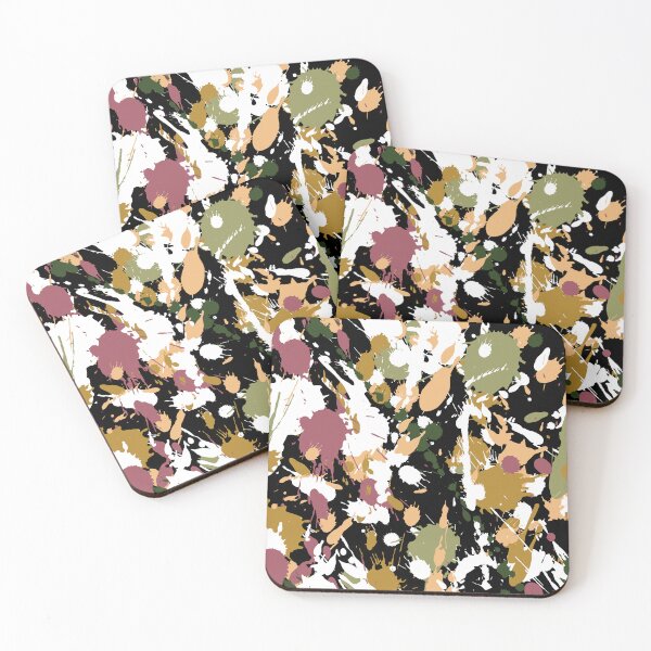 Item preview, Retro Paint Splash. Retro Abstract Multi Color Pattern designed and sold by risingrocket.