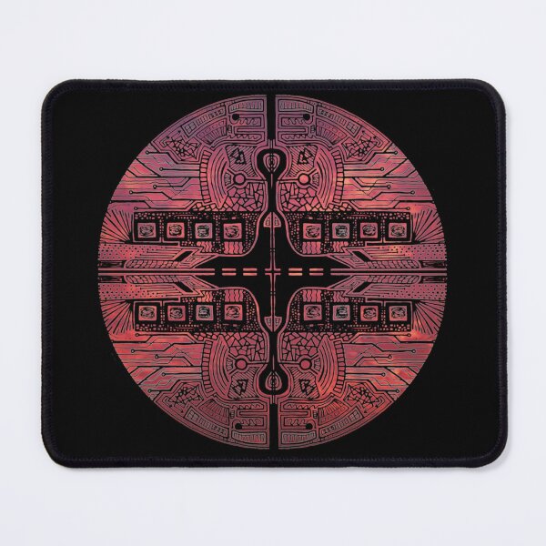 Item preview, Red Sky Vortex Circle designed and sold by createVisions.