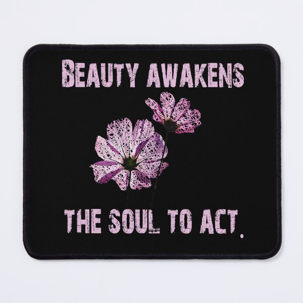 Item preview, Beauty quote with flower art  designed and sold by DopeDesign111.