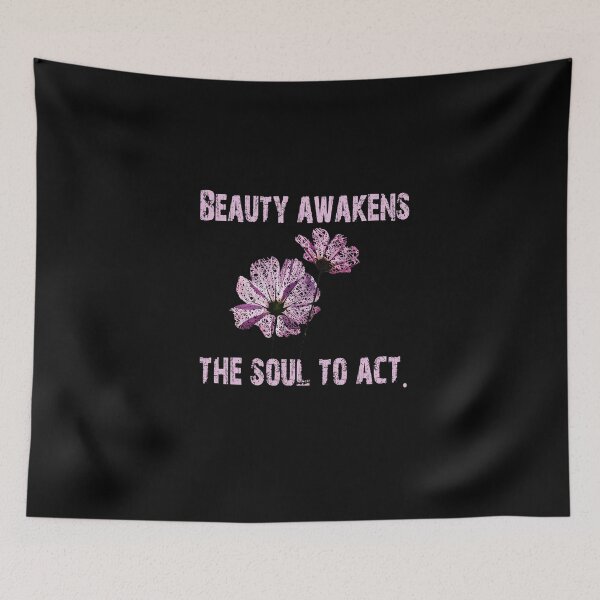 Item preview, Beauty quote with flower art  designed and sold by DopeDesign111.