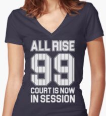 Aaron Judge - NY Yankees Women's Fitted V-Neck T-Shirt