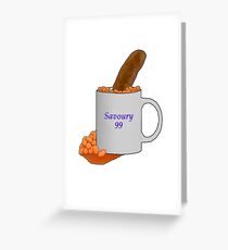 Beans in a Cup - Alan Partridge inspired Greeting Card
