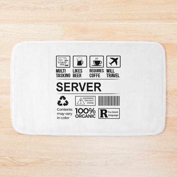 Item preview, Server T Shirt, MultiTasking Certified Job Gift Item, Job Profession,Mens Womens Girls Dad, Server Christmas Birthday Gift designed and sold by xlnv.